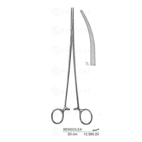 Pince hémostatique de Bengolea 1:1 courbe
