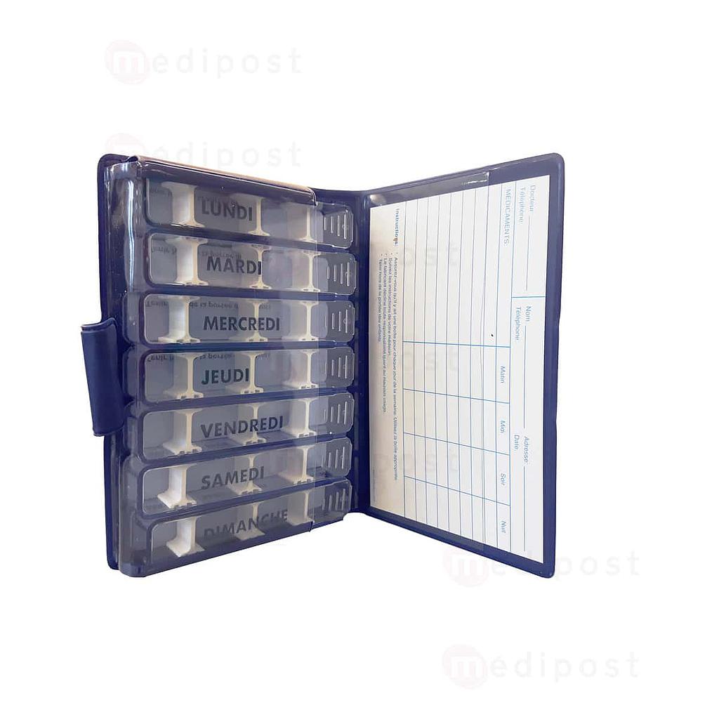 Weekpillendoos Medidose (blauwe etui)