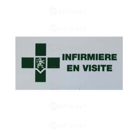 Caducée infirmière en visite