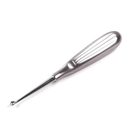Curette tranchante de Volkmann, ovale, un manche creux