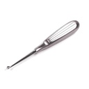 Curette tranchante de Volkmann, ovale, un manche creux