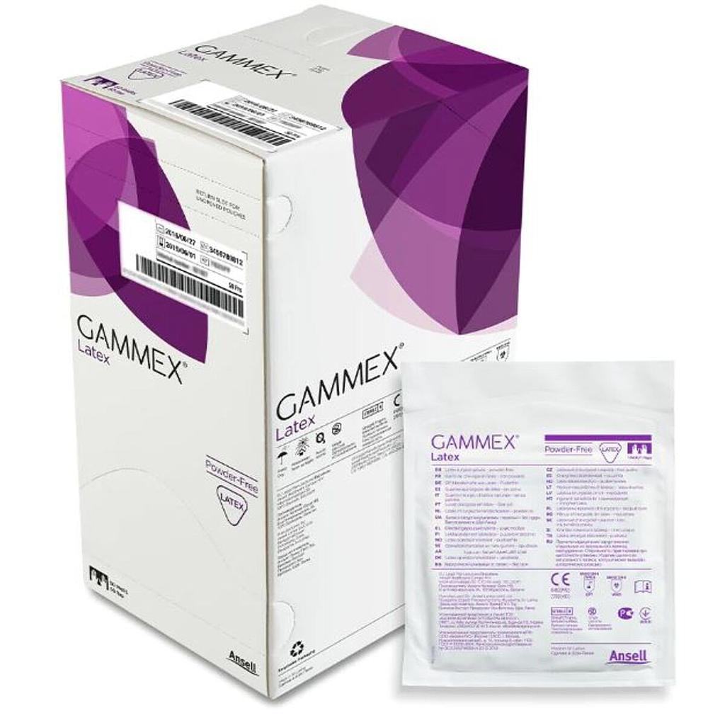 Steriele latexhandschoen Gammex PF poedervrij