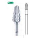 Fraise carbure - cône ø4mm - denture droite (GQSR)