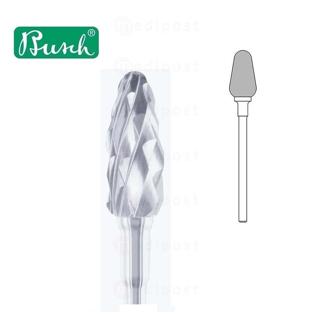 Fraise carbure - cône ø 6mm - denture croisée très grosse