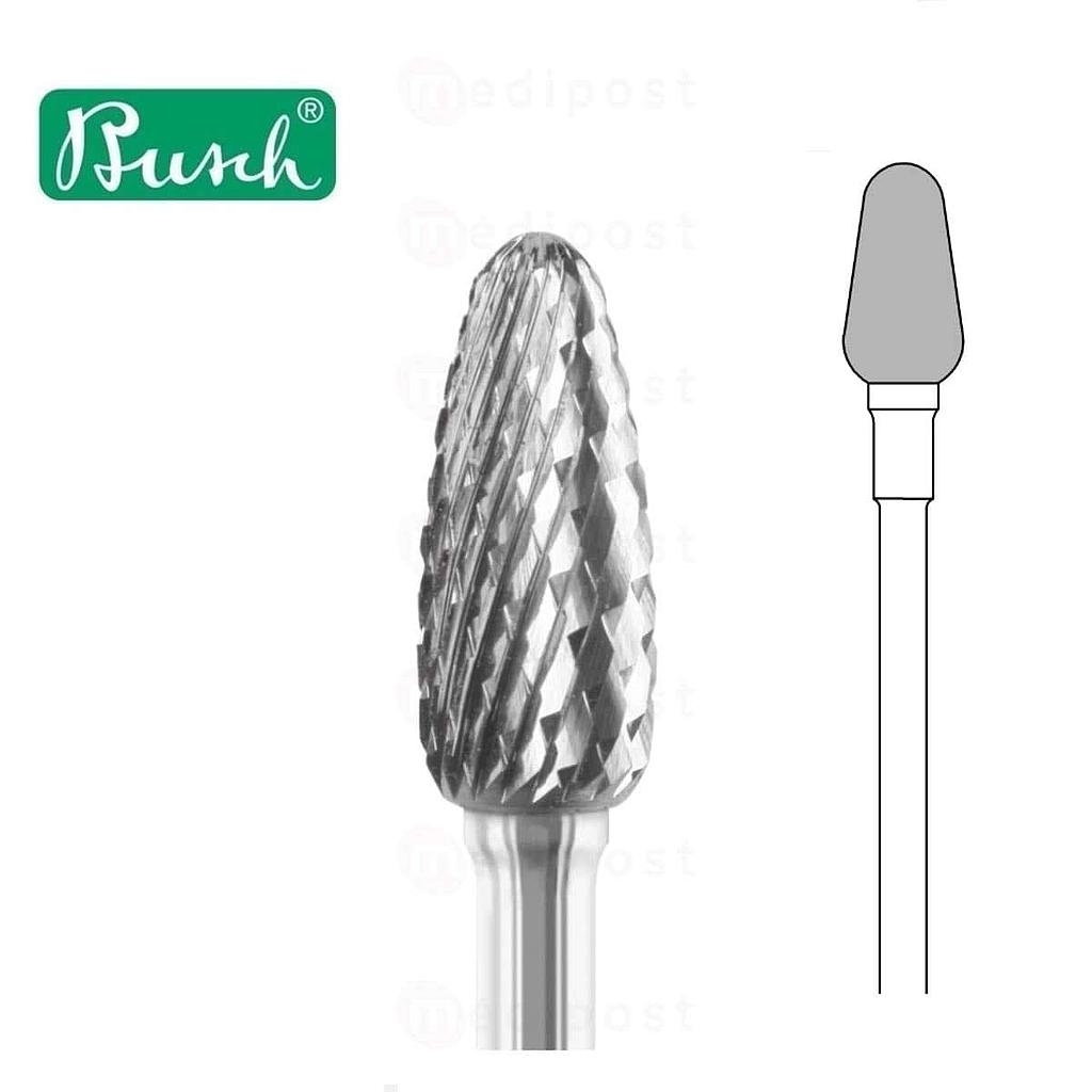 Hardmetalen frees - ø 6mm conus - middelgrove vertanding