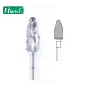Fraise carbure - ovale ø 6mm - denture croisée très grosse