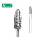 Fraise carbure - ovale ø 4mm - denture croisée moyenne