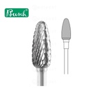 Fraise carbure - ovale Ø 6mm - denture croisée moyenne