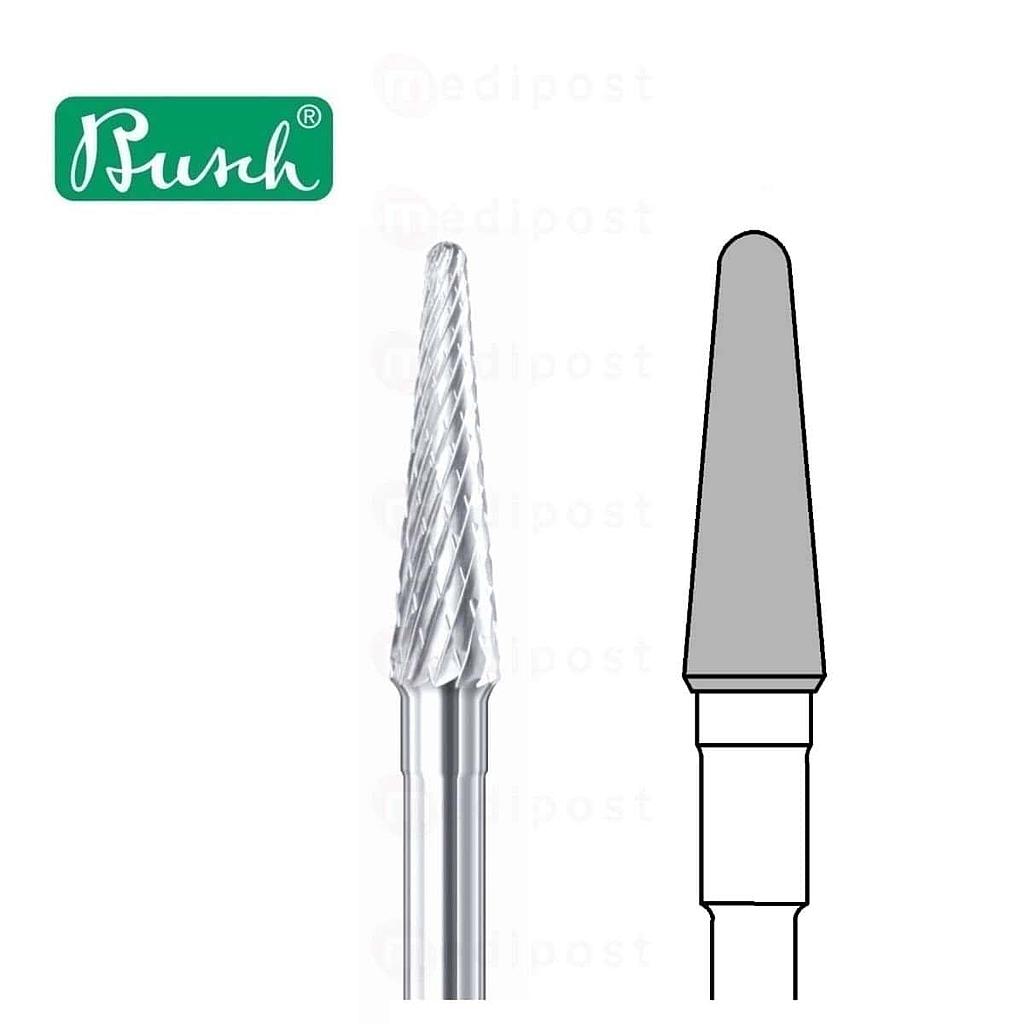 Hardmetalen frees - ø 4mm conus - middelgrove vertanding
