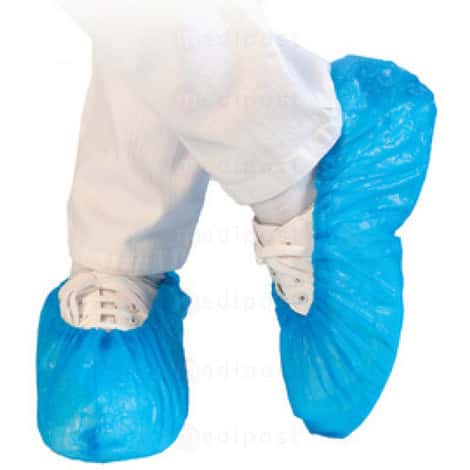 Couvre chaussures PE bleu
