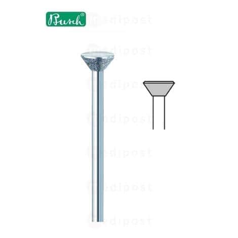 Fraise Diamant - cône Ø 6,5mm - Side Grip grain moyen