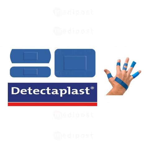 Detectaplast Elastic pansement bleu détectable - Assortiment
