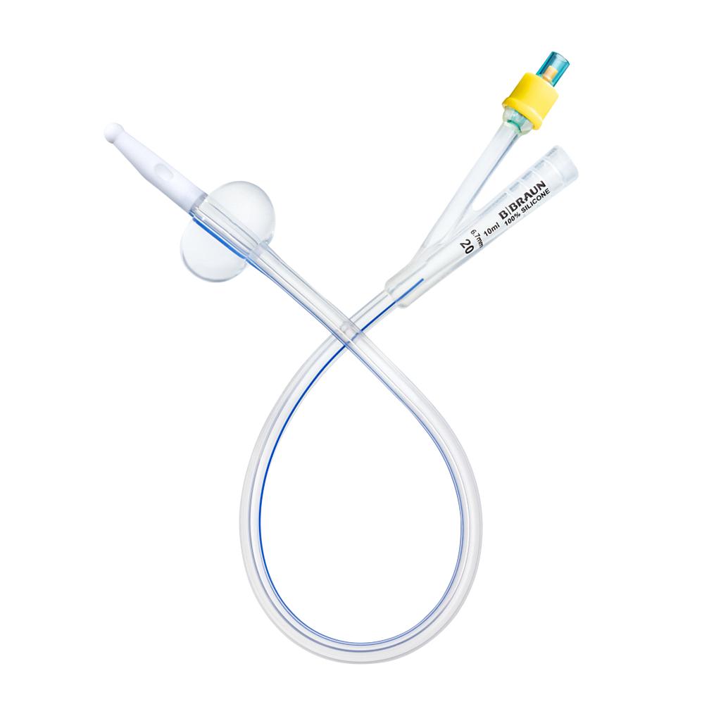 Sonde vésicale Foley Tiemann à demeure 100% siliconé Urimed®