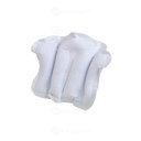 Dossier gonflable pour baignoire avec revêtement en éponge 53.3x40cm