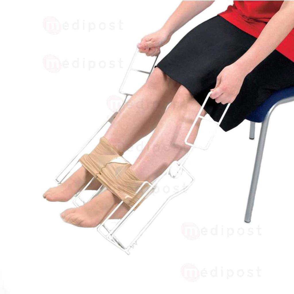 Enfile-bas double en métal avec poignées