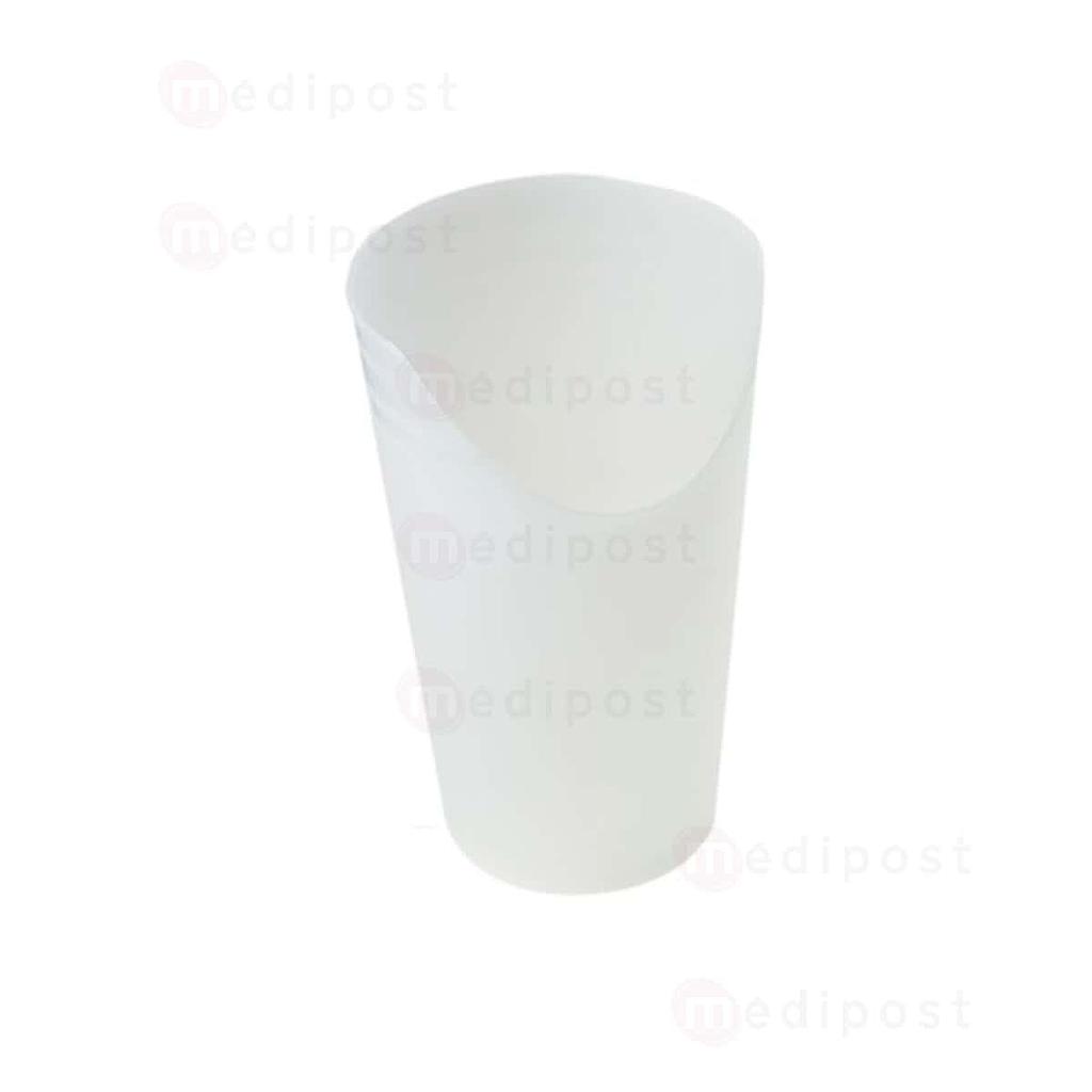 Witte ondoorzichtige neusbeker 200ml