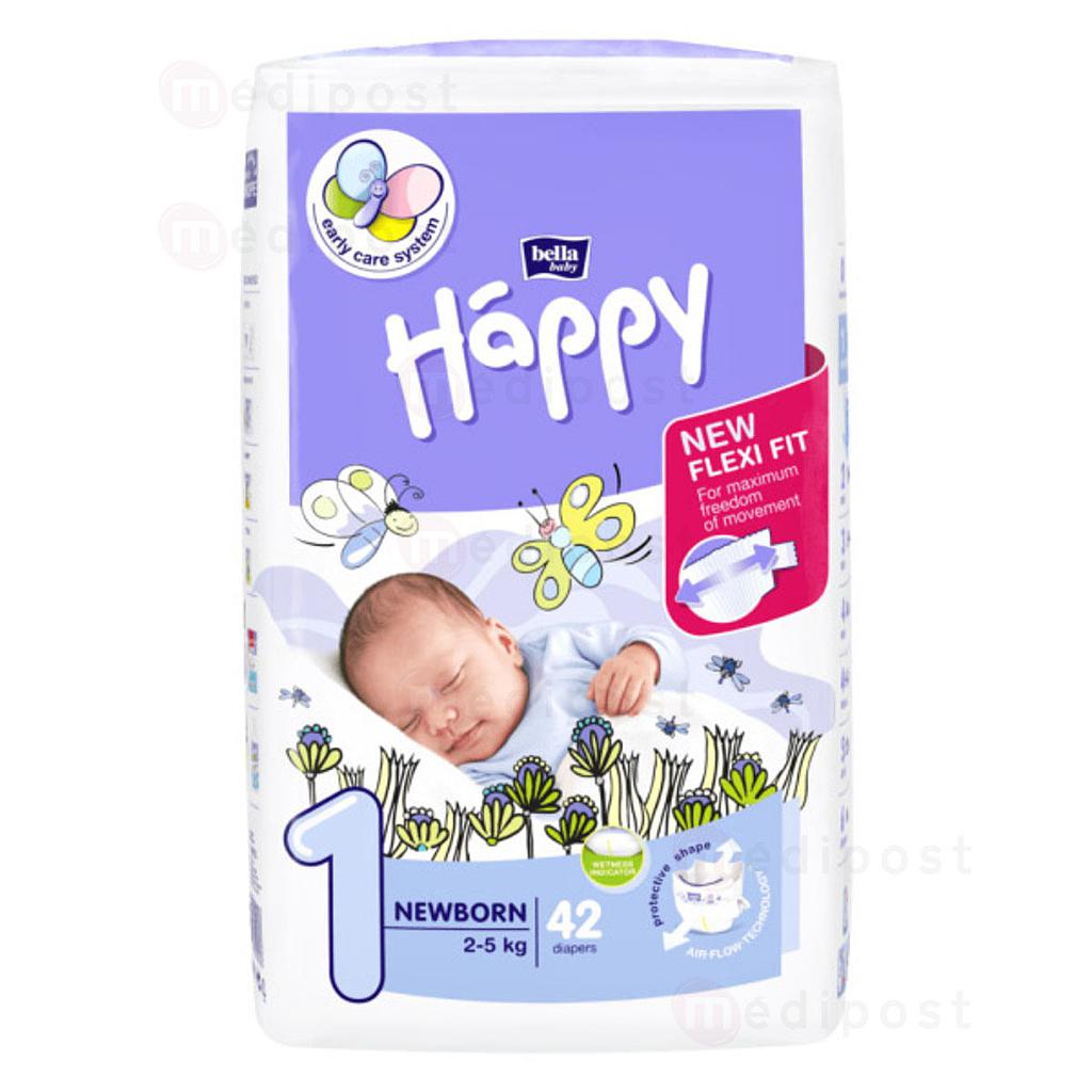 Luier Maat 1 Geboorte 2 tot 5 kg Bella Baby Happy