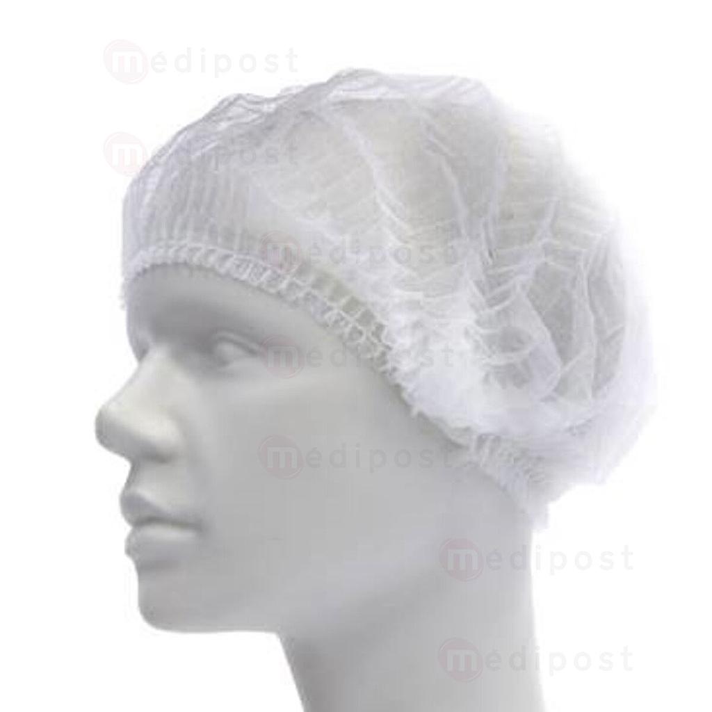Bonnet (charlotte) non tissé blanc  (250)