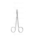 Gebogen iris operatieschaar puntig/stomp 11cm