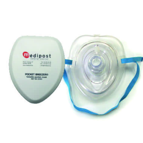 Médipost First Aid Masque de poche avec prise O2