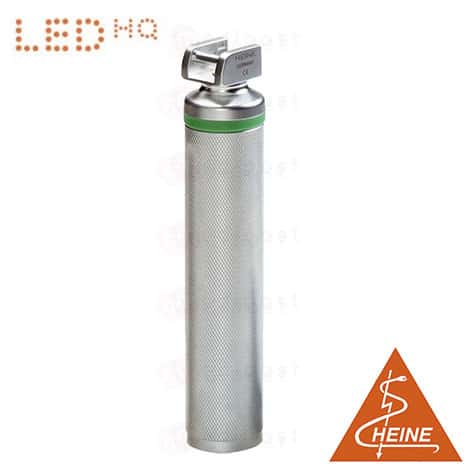 Poignée à piles pour laryngoscope HEINE fibre optique 2.5V Led
