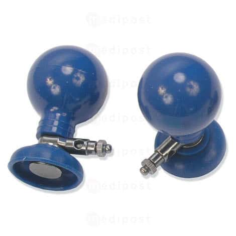 Elektrode + lampje voor 3+4mm stekker