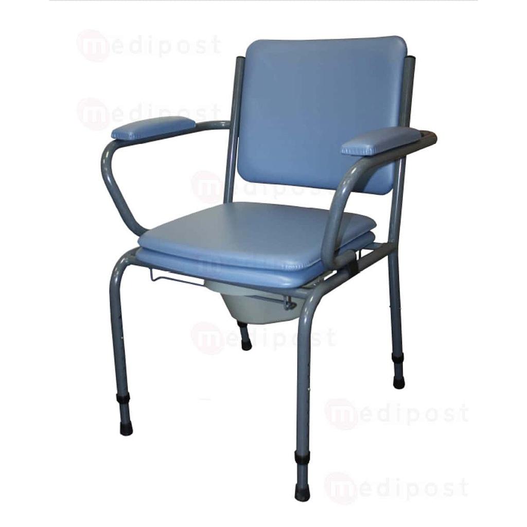 Chaise percée accoudoirs escamotables,réglable en hauteur GR15