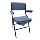 Chaise percée pliante bleue GR92