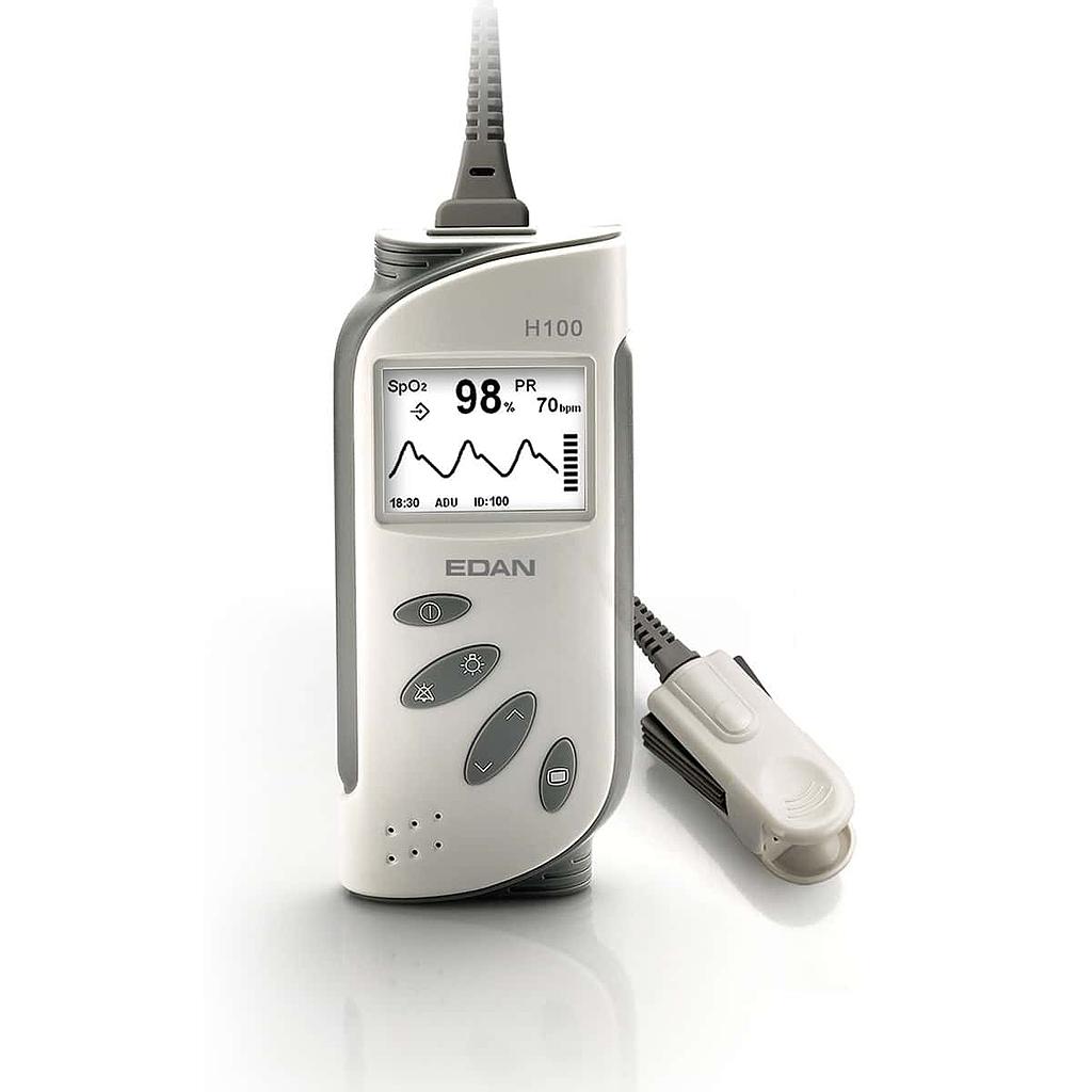 Saturatiemeter Edan H100B met SpO²-sensor voor volwassenen