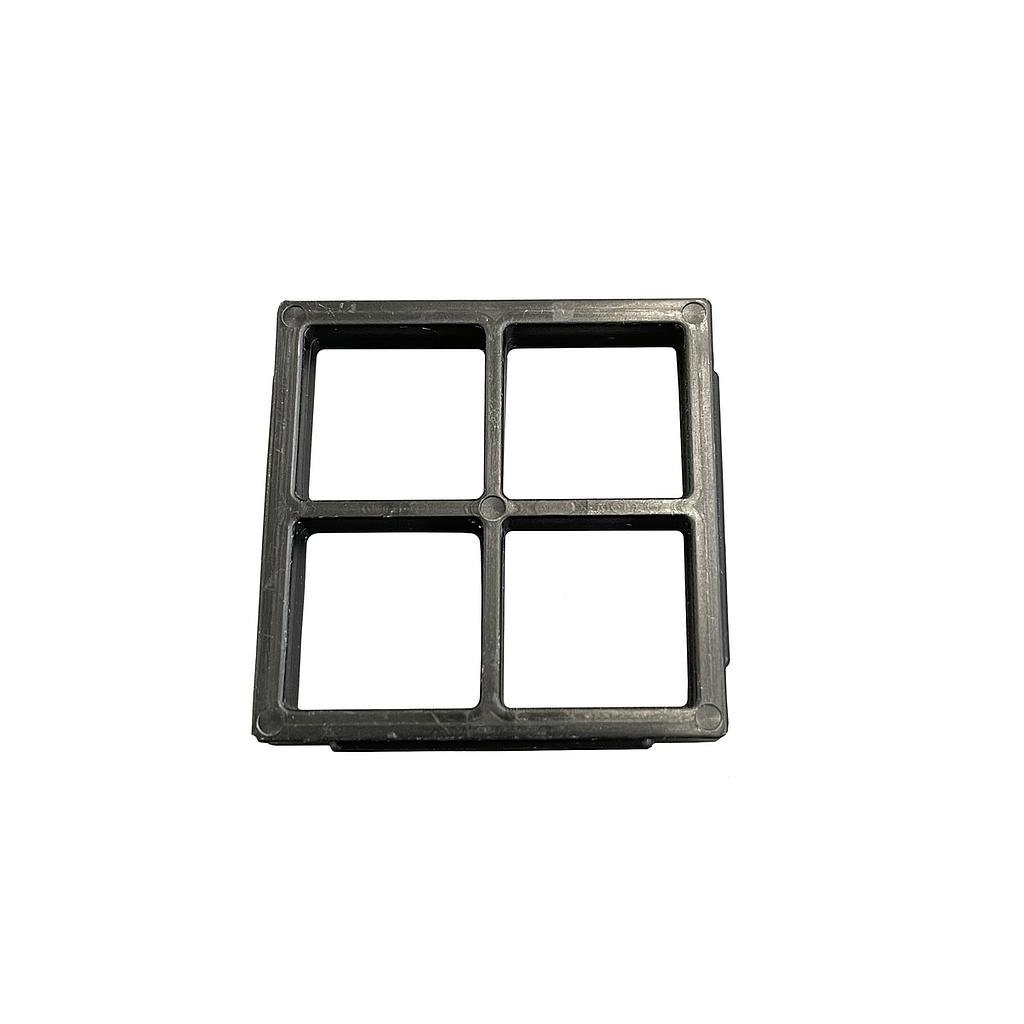 Grille noire pour masque réutilisable
