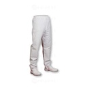 Witte broek met elastische taille - unisex