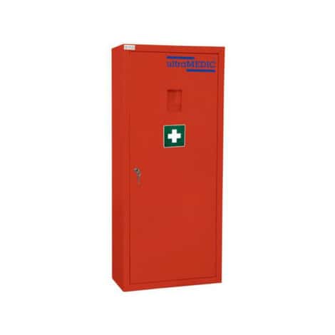 Armoire de rangement métallique pour civière pliable en 4