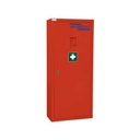 Armoire de rangement métallique pour civière pliable en 4