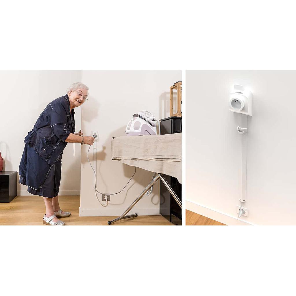 Rehausseur de prise électrique avec extracteur Star Plug