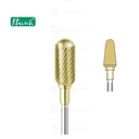 Fraise speed carbure/nitrure de titane - cône ø 6mm