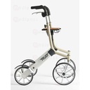 Cadre de marche Let's Go Outdoor - 4 roues - Beige