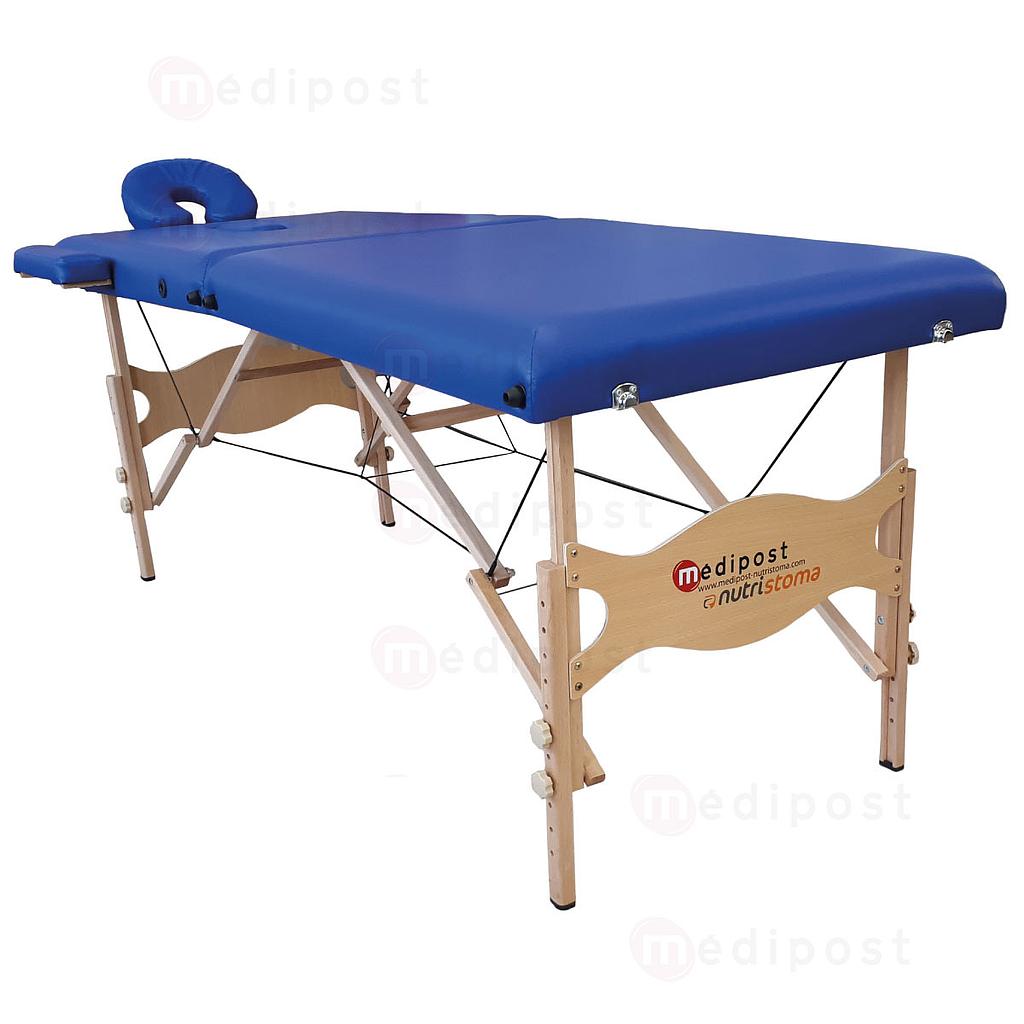Table de massage pliante en bois 2 plans