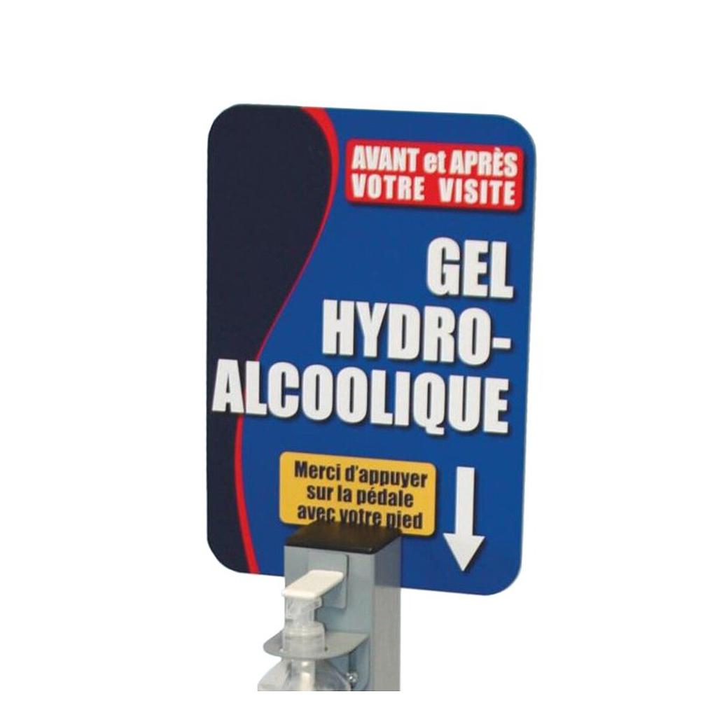 Informatieplaat voor Ugel universele dispenser
