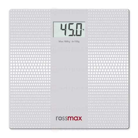 Personenweegschaal Rossmax digitaal 180kg
