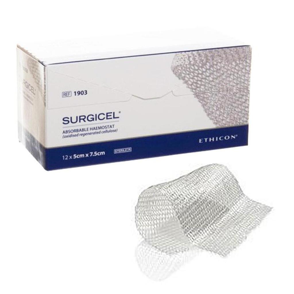 Compresse hémostatique Surgicel (10)