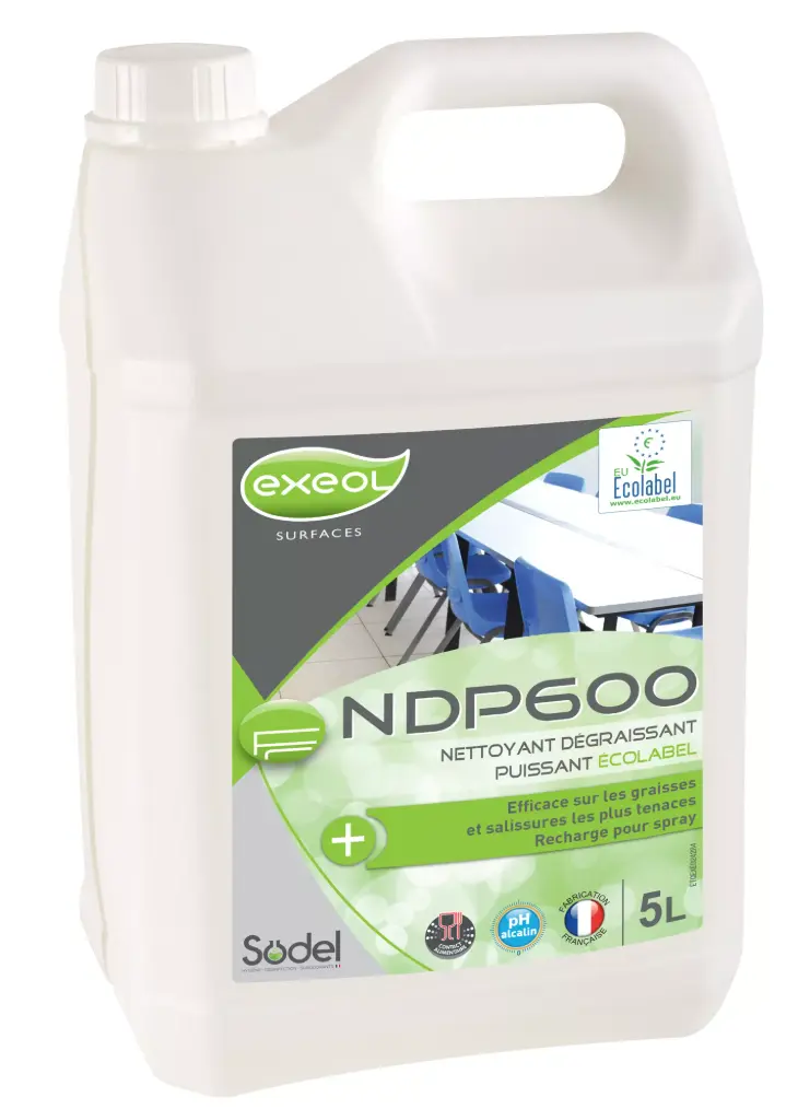 Nettoyant dégraissant puissant NDP600 - Ecolabel