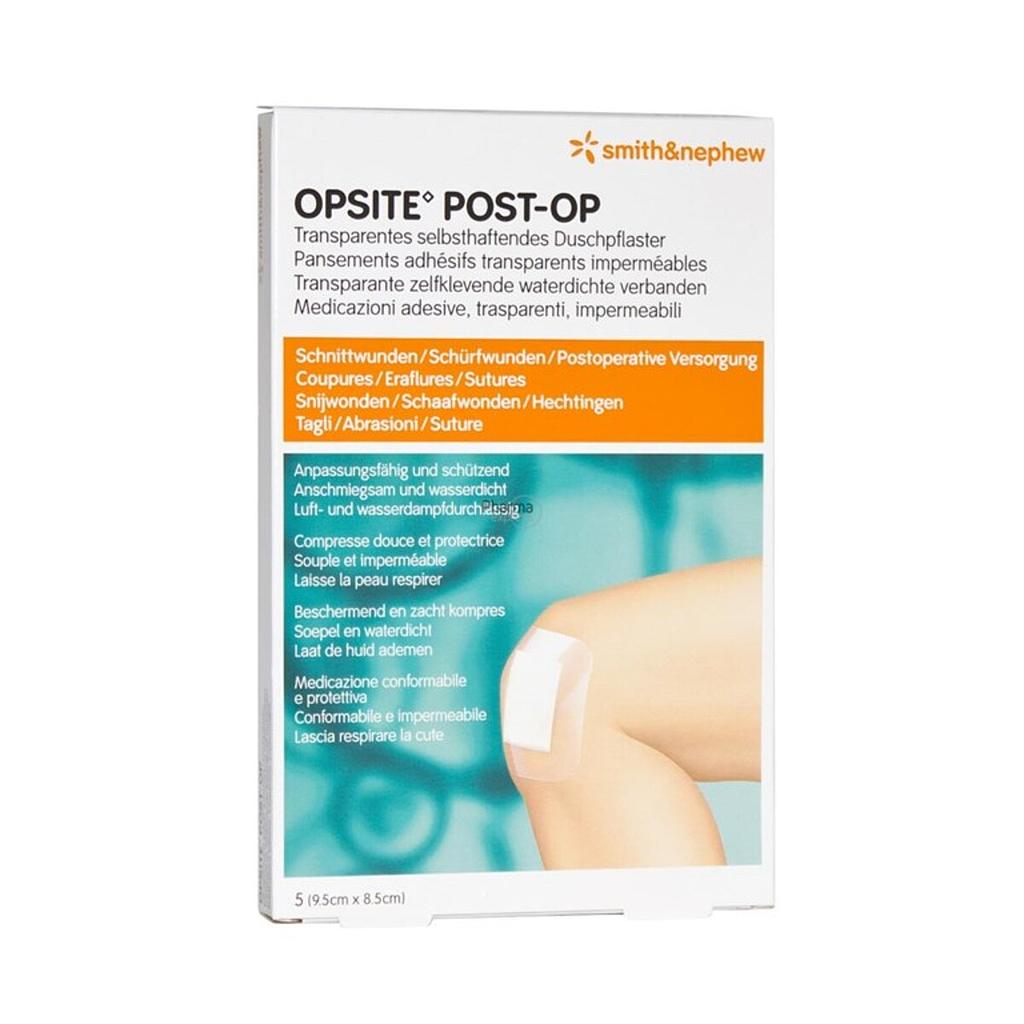 Pansement transparent Opsite post-op N - 9.5 x 8.5 cm (boîte de 5 pièces)