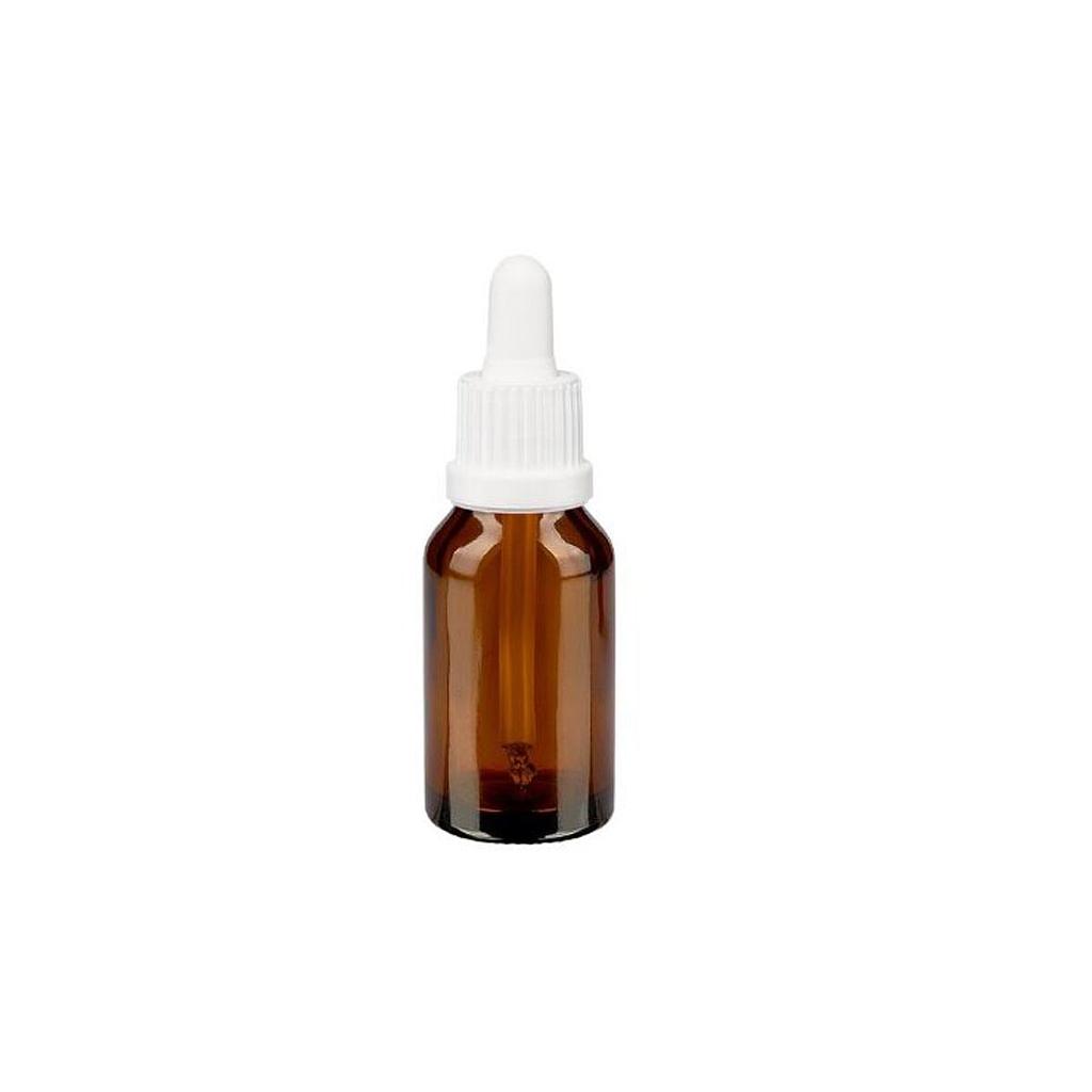 Bruin glazen druppelflesje 30ml