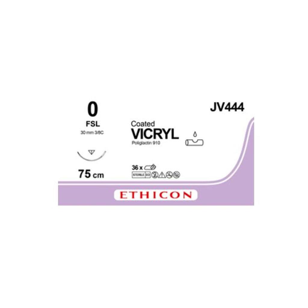 Fil de suture Coated Vicryl® avec aiguille triangulaire 3/8