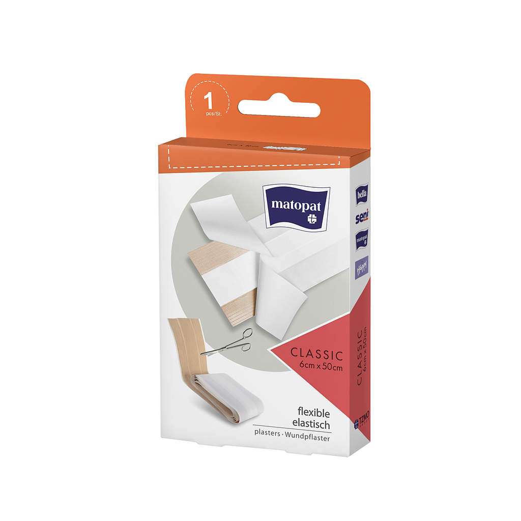 Pansements élastiques Classic en tissu à découper Matopat