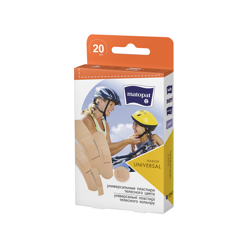 Pansements adhésifs plastifiés Universal Matopat