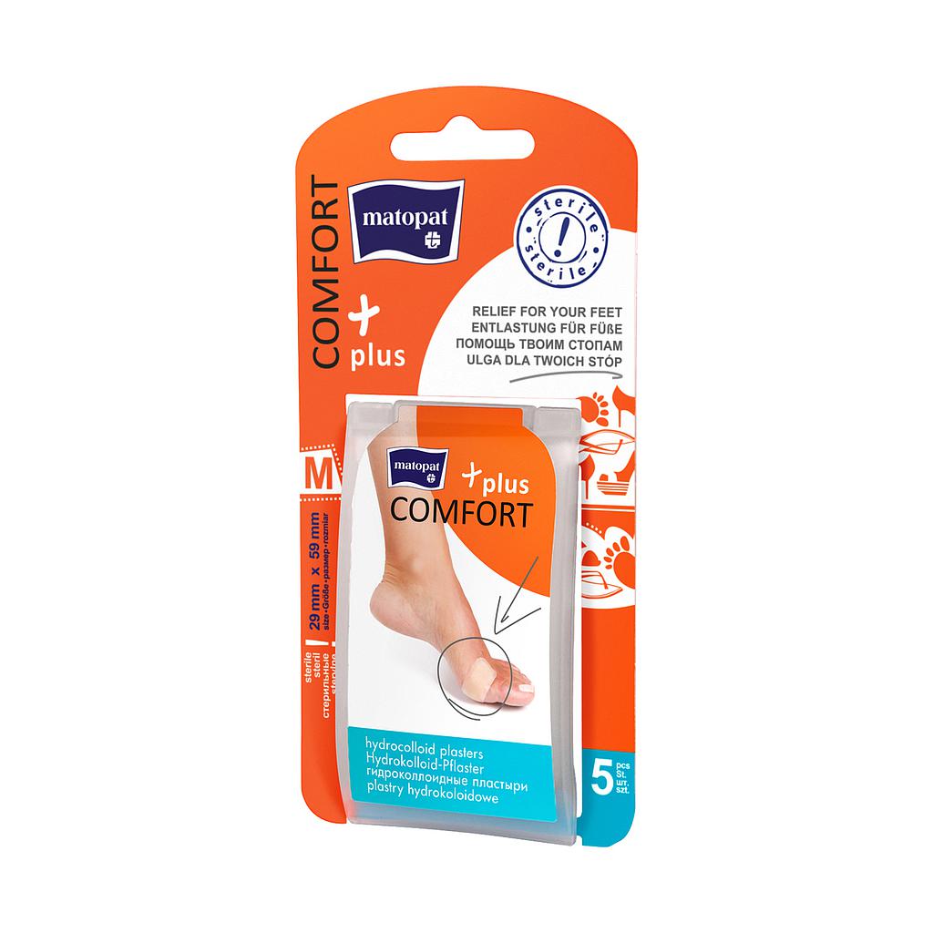 Pansements hydrocolloïdes stériles pour pieds 29x59 mm Matopat