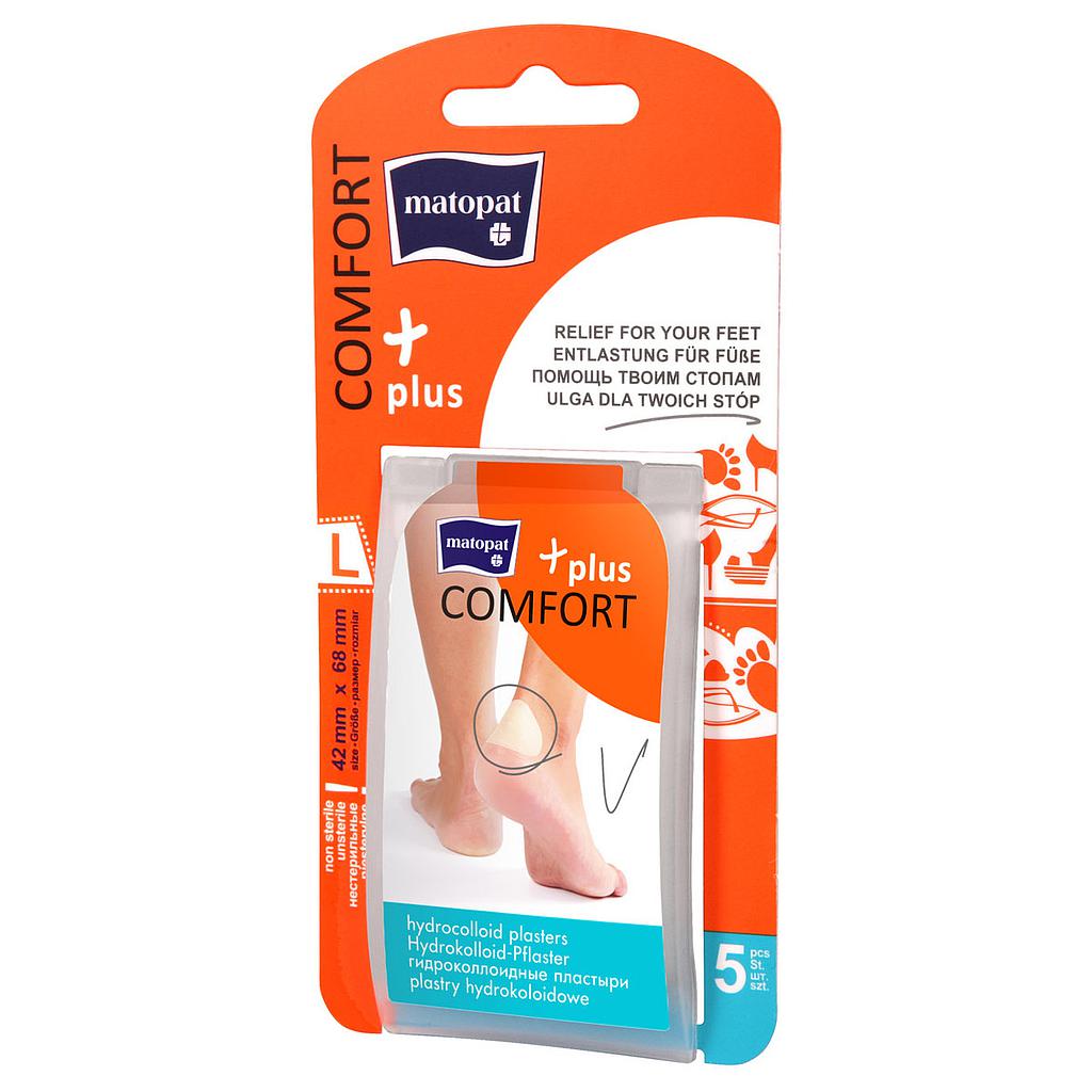 Niet-steriele hydrocolloïd voetverbanden 42x68 mm Matopat