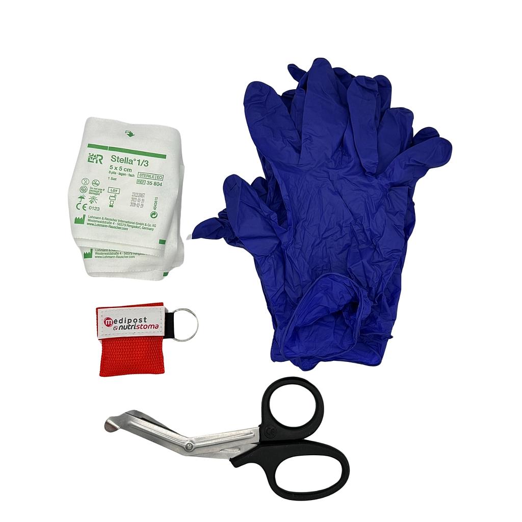 Bewaarset voor defibrillatoren