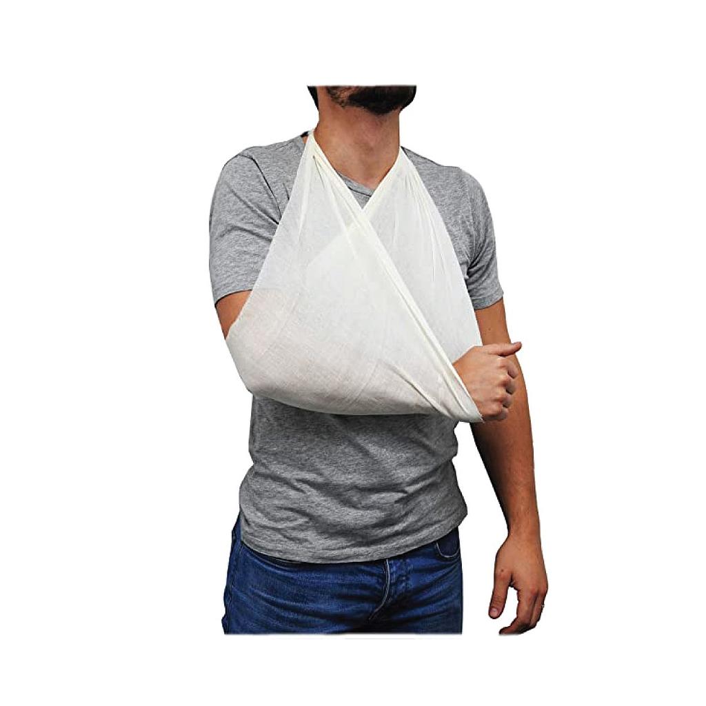 Bandage triangulaire calicot 90x90x127cm